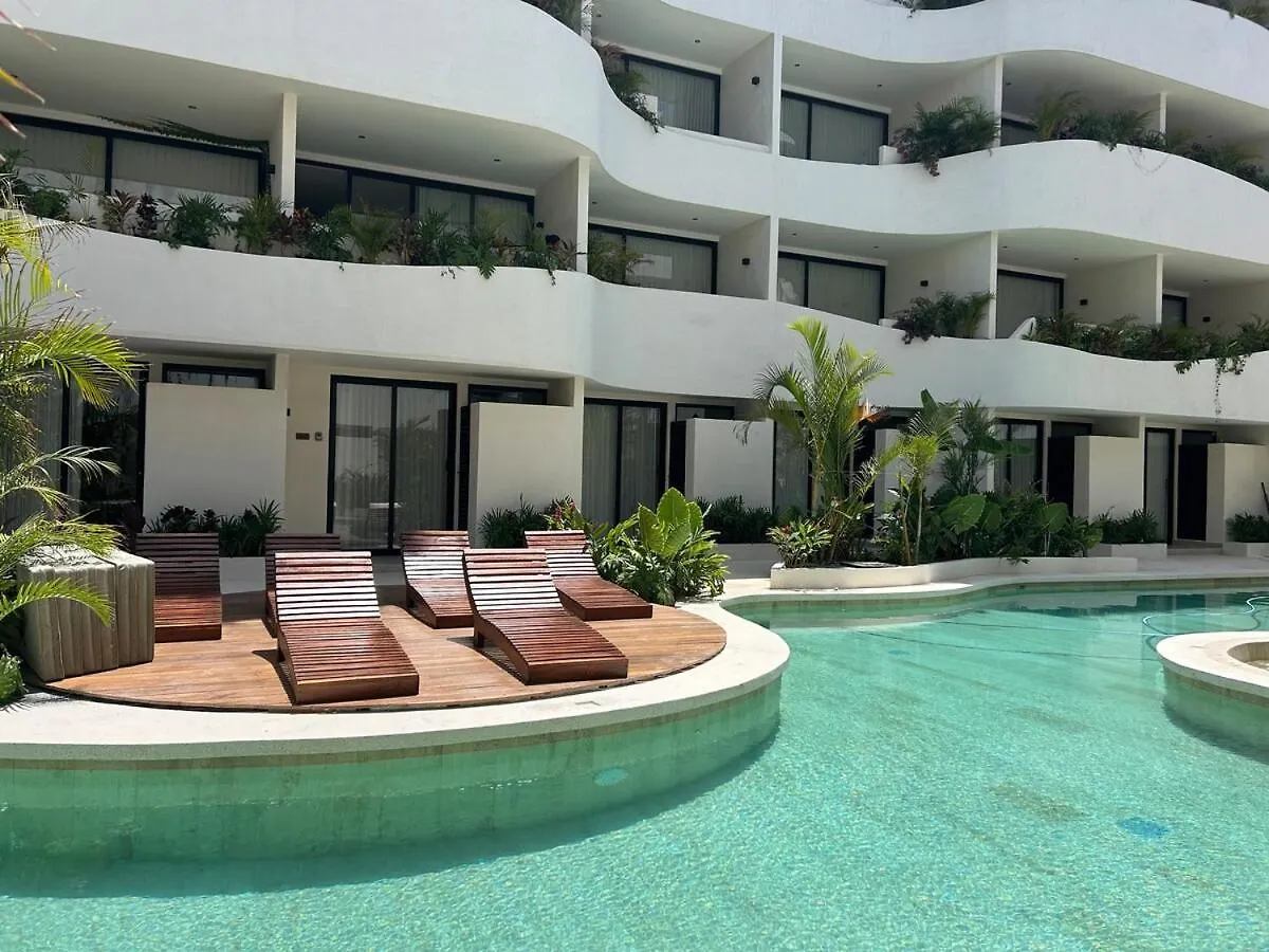Your Ideal Retreat Gf Oasis With Pool Access For 3 Tulum Pueblo Appartement
